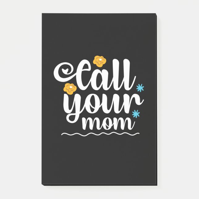 Mother Gift Call Your Mom Post-it Notes (Front)