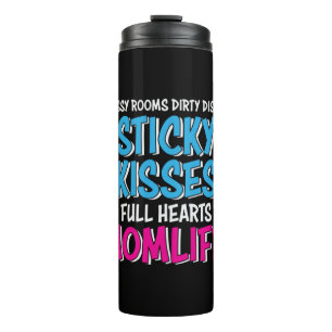 Mother Gift Full Hearts Mom Life Thermal Tumbler