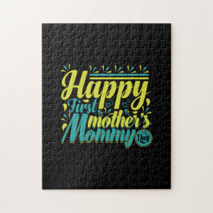 Mother Gift Happy First Mommy Day Jigsaw Puzzle