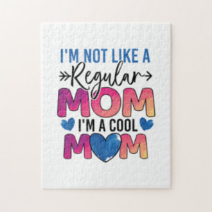 Mother Gift I Am A Cool Mom Jigsaw Puzzle