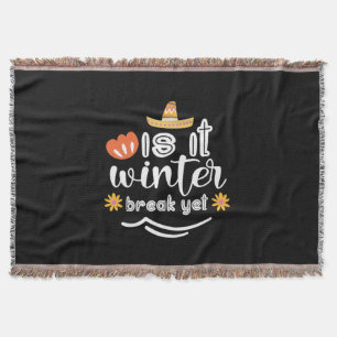 Mother Gift Is It Winter Throw Blanket