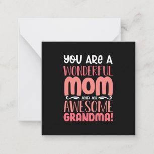 Mother Gift Proud Wonderful Mom Birthday Card