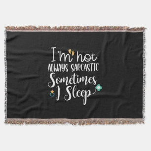 Mother Gift Sometimes I Sleep Throw Blanket