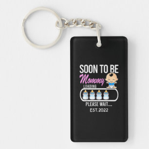 Mother Gift Soon To Be Mommy 2022 Keychain