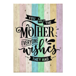 Mother Gift You Are The Mother Photo Print