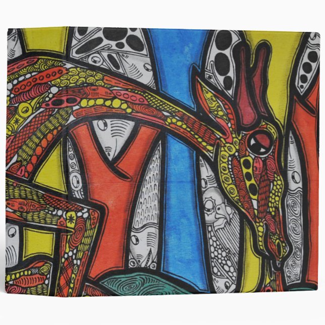 Mother Giraffe Binder (Front/Spine)