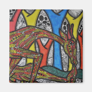 Mother Giraffe Magnet