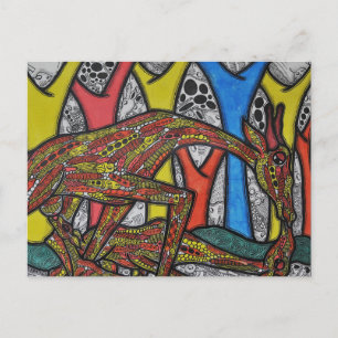 Mother Giraffe Postcard