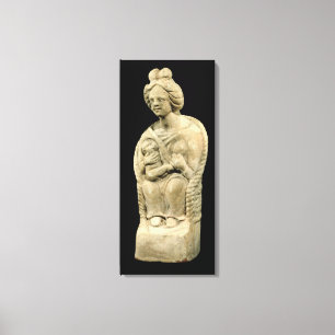 Mother goddess, from Macon, Burgundy Canvas Print