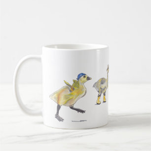 Mother Goose and four professional goslings Coffee Mug