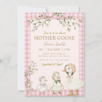 Mother Goose Baby Shower Pink Girl