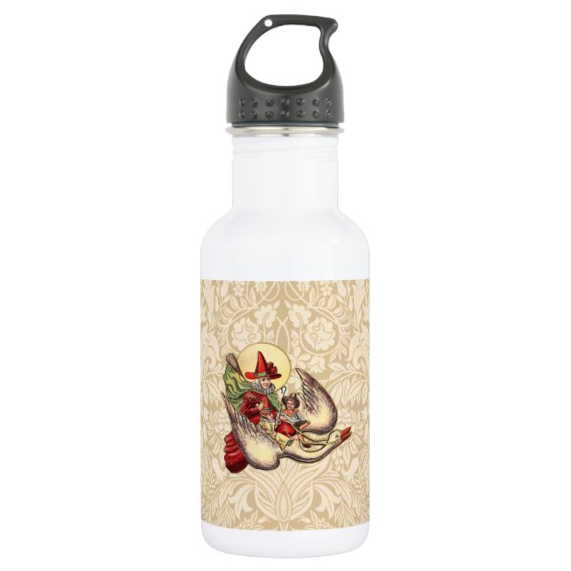 Mother Goose Child Antique Illustration 532 Ml Water Bottle (Front)
