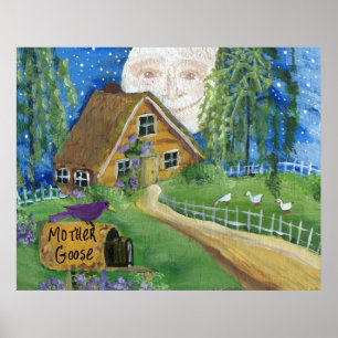 Mother Goose Childrens Poster