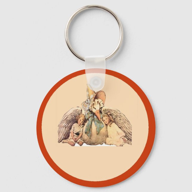 Mother Goose Keychain (Front)