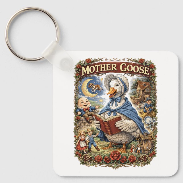 Mother Goose Keychain (Front)