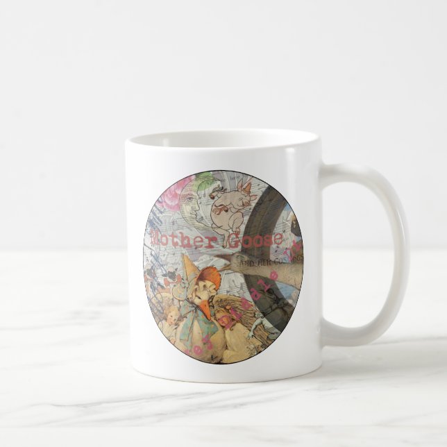 Mother Goose Nursery Rhyme Fairy Tale Coffee Mug (Right)
