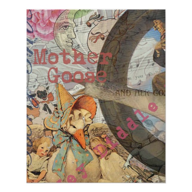 Mother Goose Nursery Rhyme Fairy Tale Poster (Front)