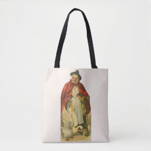 Mother Goose Vintage Victorian Story Book Tote Bag