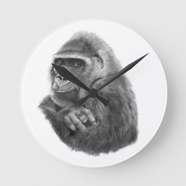 Mother gorilla Clock Mother Gorilla watch (Front)