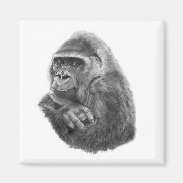 Mother gorilla Magnet  母ゴリラのマグネッド (Devant)