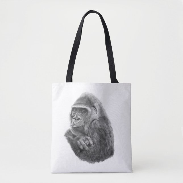 Mother gorilla tote bag 母ゴリラのトートバッグ (Devant)