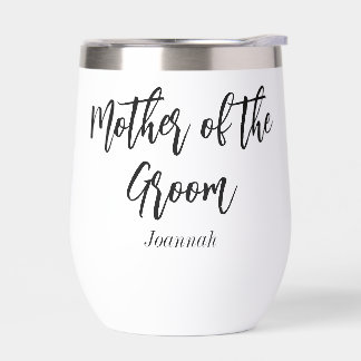 Mother Groom Mom Black White Wedding