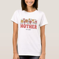 Mother Groovy Flower Vintage Floral Mother's Day