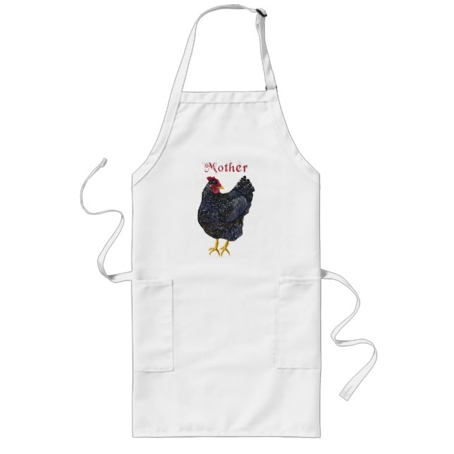 Mother Hen (Barred Rock) Long Apron (Front)