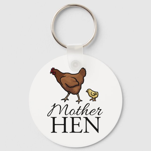 Mother Hen Keychain (Front)
