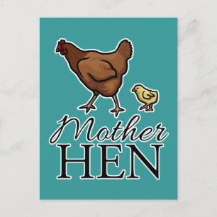 Mother Hen Postcard