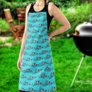 Mother, In a Word   Apron