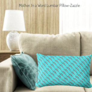 Mother, In a Word Lumbar Pillow