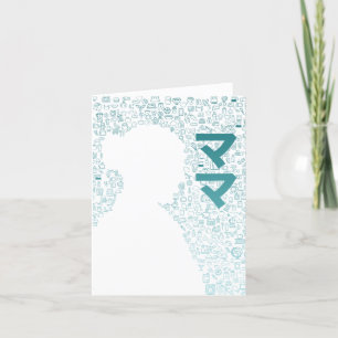 Mother in Japanese Character (Katakana) Thank You Card