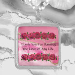 Mother-In-Law Gift Necklace - Love of My Life<br><div class="desc">Thank You For Raising the Love of My Life mother-in-law gift necklace</div>