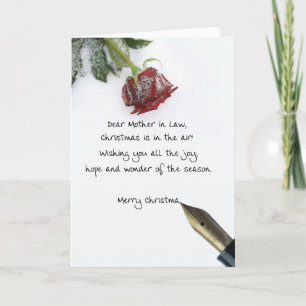 mother in law Merry Christmas card