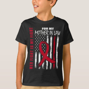 Mother In Law Multiple Myeloma Awareness American  T-Shirt