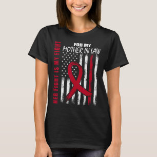Mother In Law Multiple Myeloma Awareness American  T-Shirt