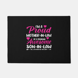 Mother In Law Of Awesome Son In Law Doormat