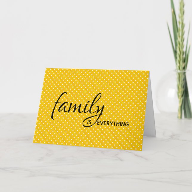 mother-in-law polka dot birthday card (Front)