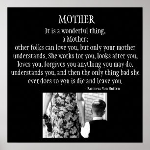 Mother Is A Wonderful Thing Poster