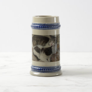 Mother & Kid Grey /Blue 22 oz Stein