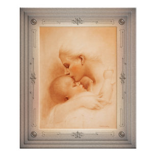 Mother Kissing Her Baby by Charles Gates Sheldon Photo Print