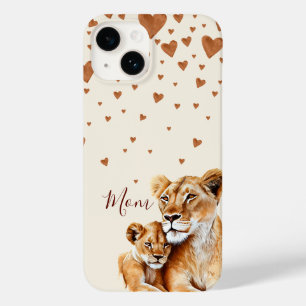 Mother Lion and her baby mother's day  Case-Mate iPhone 14 Case