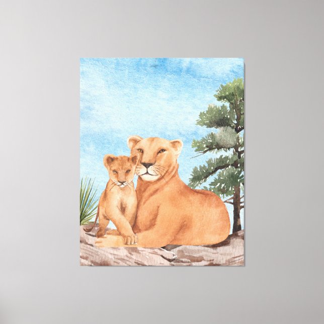 Mother love canvas print (Front)