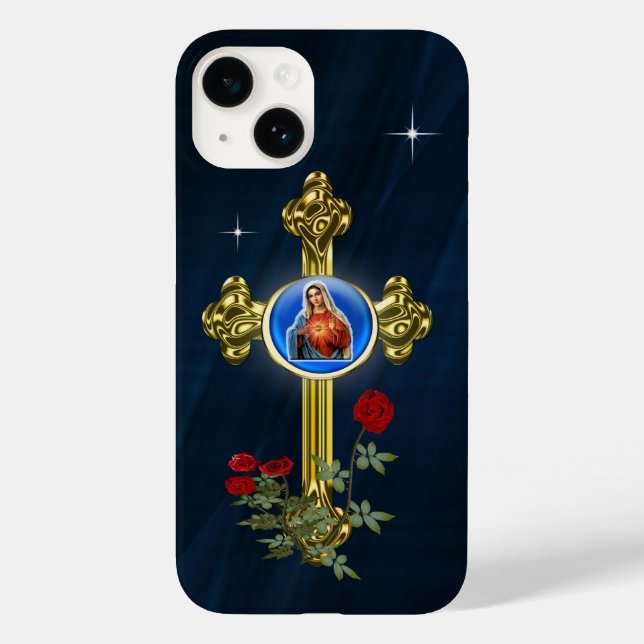 Mother MAry Case-Mate iPhone Case (Back)