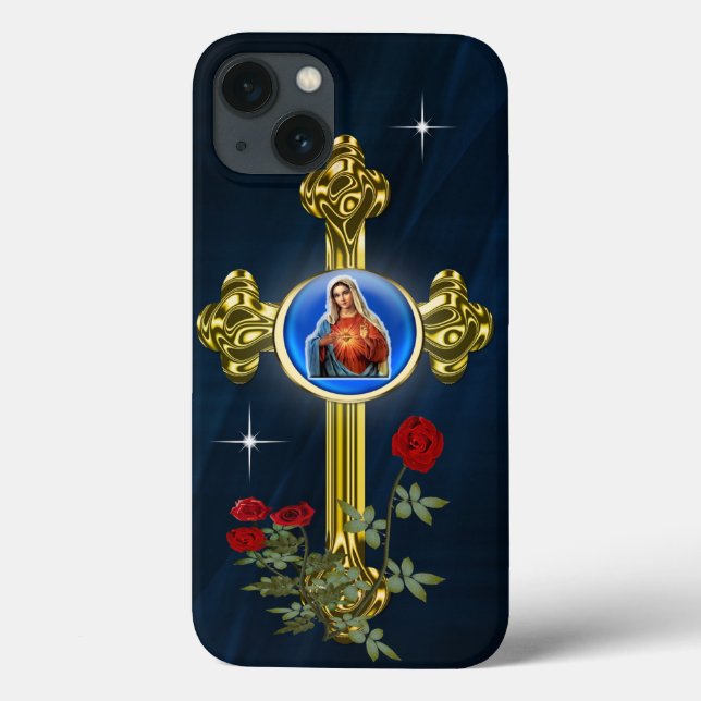 Mother MAry Case-Mate iPhone Case (Back)