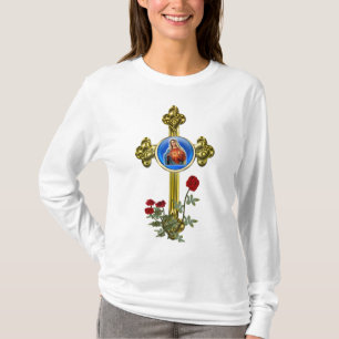 Mother Mary Cross t-shirts