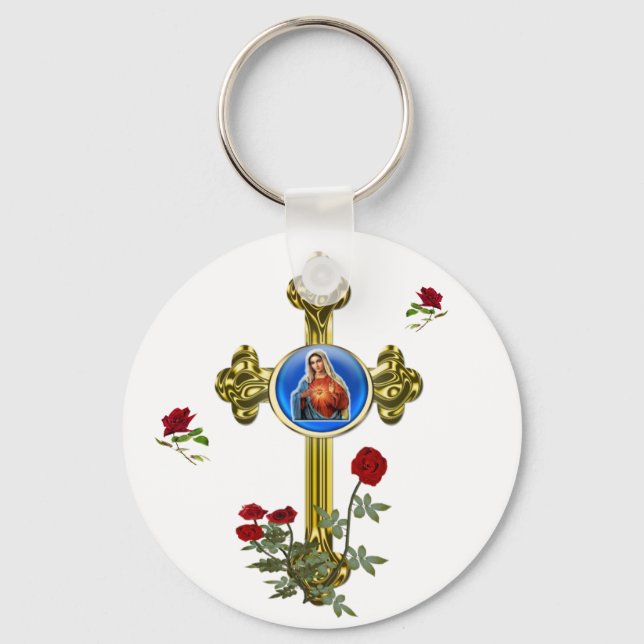 Mother MAry Keychain (Front)