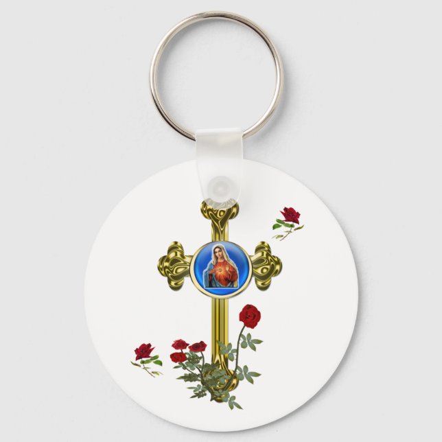 Mother MAry Keychain (Front)