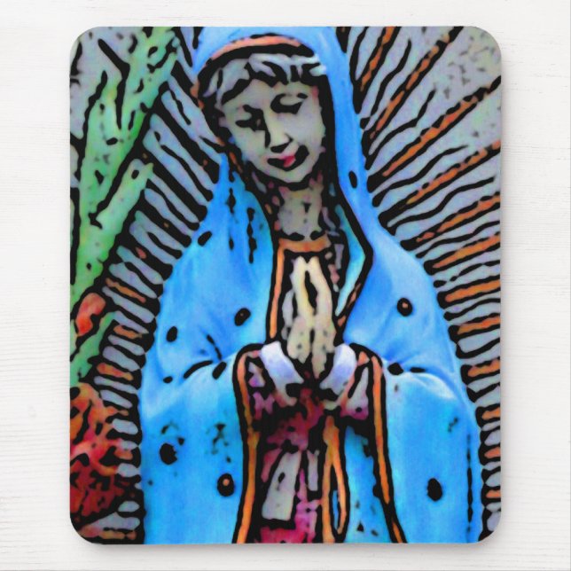 Mother Mary Mouse Pad (Front)